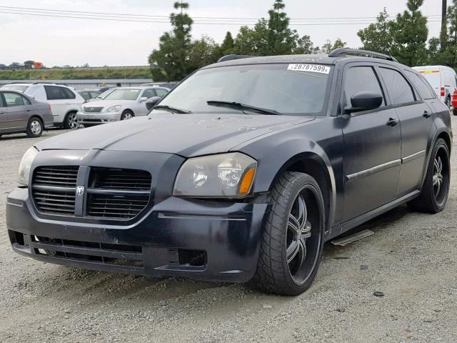 2D4FV47T16H128631 - 2006 DODGE MAGNUM SE BLACK photo 2