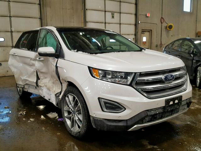 2FMPK4K98JBB05294 - 2018 FORD EDGE TITAN WHITE photo 1