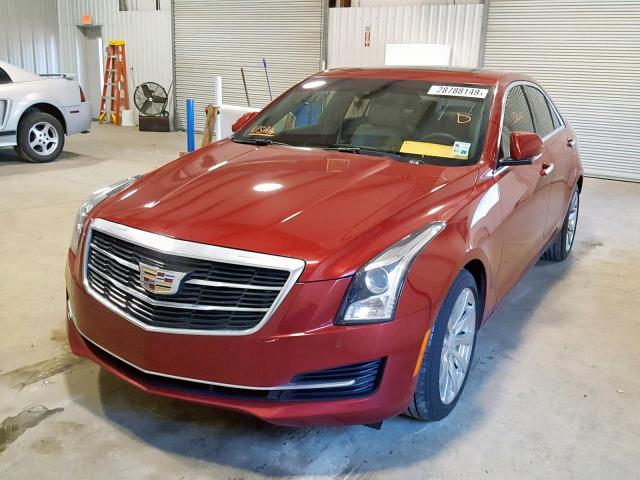 1G6AB5SX5J0111010 - 2018 CADILLAC ATS LUXURY RED photo 2