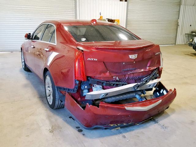 1G6AB5SX5J0111010 - 2018 CADILLAC ATS LUXURY RED photo 3