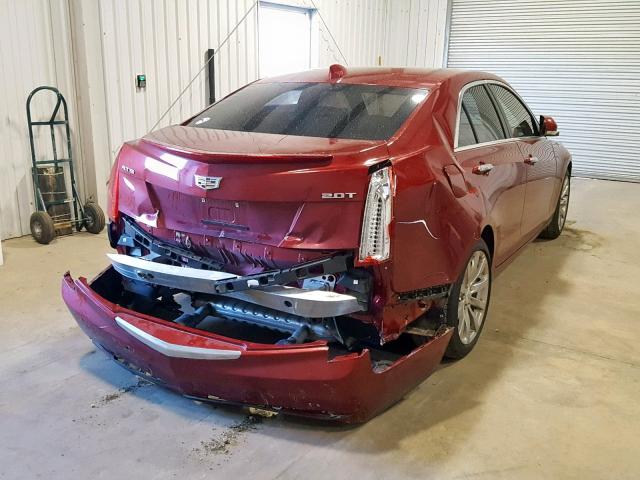 1G6AB5SX5J0111010 - 2018 CADILLAC ATS LUXURY RED photo 4