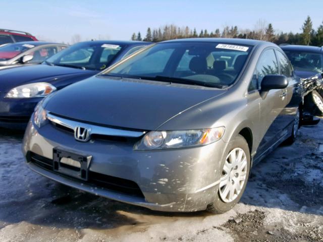 2HGFA16387H030742 - 2007 HONDA CIVIC DX BEIGE photo 2