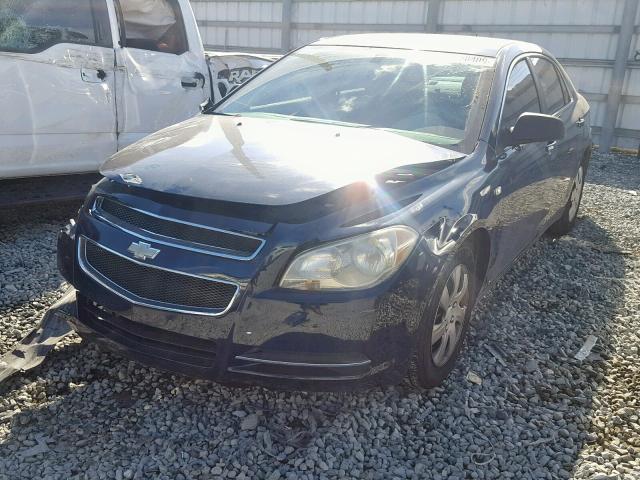 1G1ZG57B284254524 - 2008 CHEVROLET MALIBU LS BLUE photo 2
