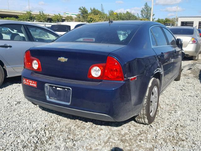 1G1ZG57B284254524 - 2008 CHEVROLET MALIBU LS BLUE photo 4