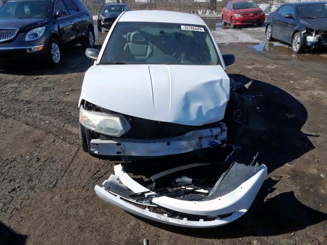 1G8AZ55FX6Z189646 - 2006 SATURN ION LEVEL WHITE photo 9