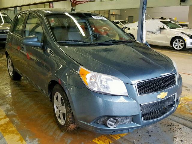 KL1TD6DE0AB094338 - 2010 CHEVROLET AVEO LS BLUE photo 1