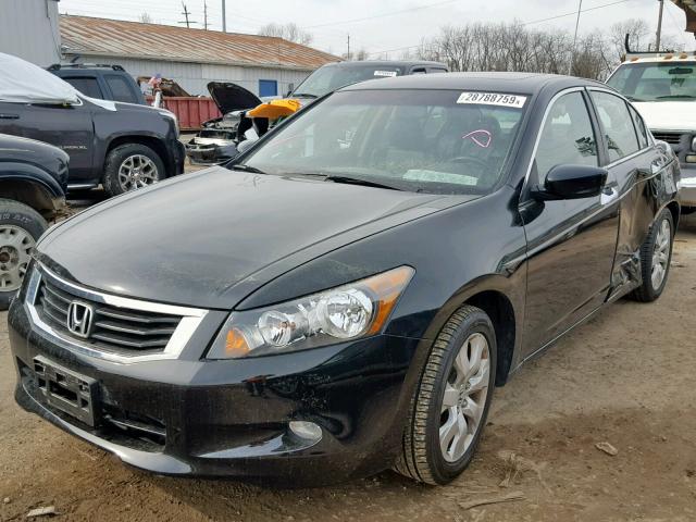 1HGCP36899A042165 - 2009 HONDA ACCORD EXL BLACK photo 2