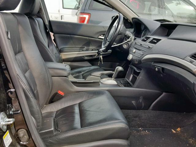 1HGCP36899A042165 - 2009 HONDA ACCORD EXL BLACK photo 5