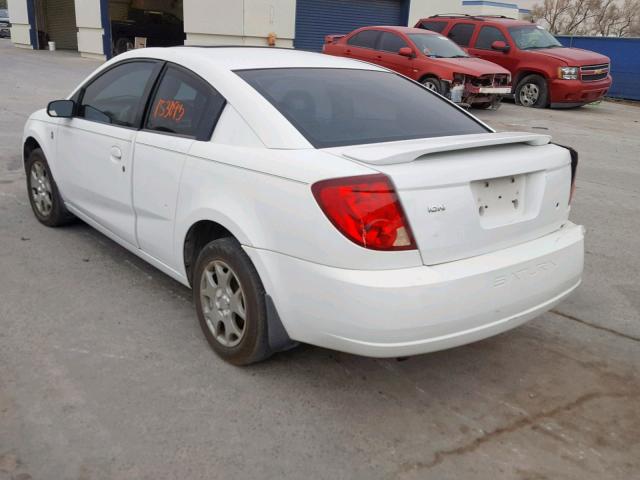 1G8AN12F04Z165703 - 2004 SATURN ION LEVEL WHITE photo 3