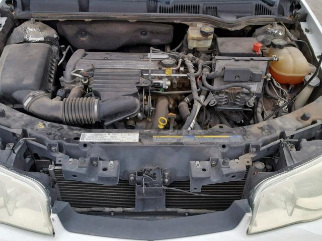 1G8AN12F04Z165703 - 2004 SATURN ION LEVEL WHITE photo 7