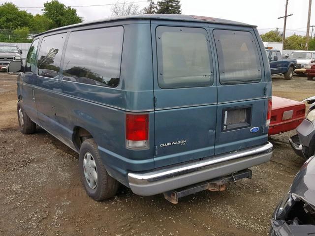 1FMEE1169VHA36161 - 1997 FORD ECONOLINE GREEN photo 3