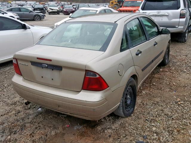 1FAFP34N57W226061 - 2007 FORD FOCUS ZX4 GOLD photo 4