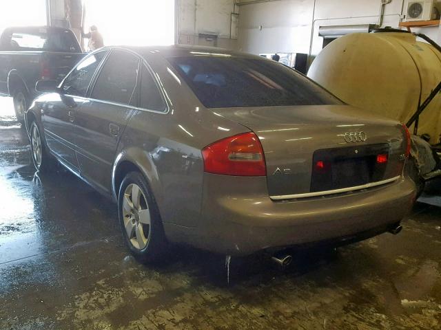 WAULT64B52N092793 - 2002 AUDI A6 3.0 QUA TAN photo 3