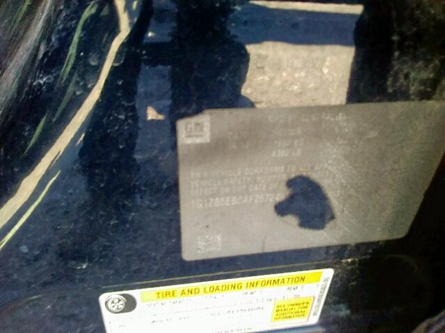 1G1ZB5EB0AF267249 - 2010 CHEVROLET MALIBU LS BLUE photo 10