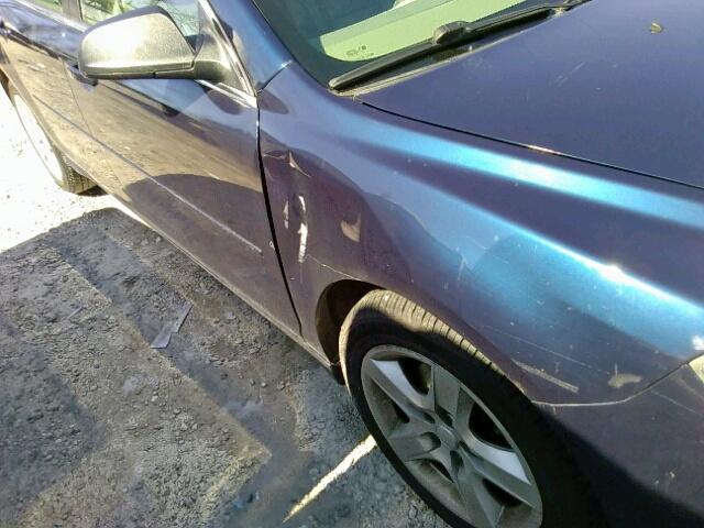 1G1ZB5EB0AF267249 - 2010 CHEVROLET MALIBU LS BLUE photo 9