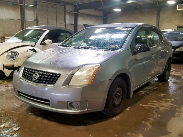 3N1AB61E68L617061 - 2008 NISSAN SENTRA 2.0 GRAY photo 2