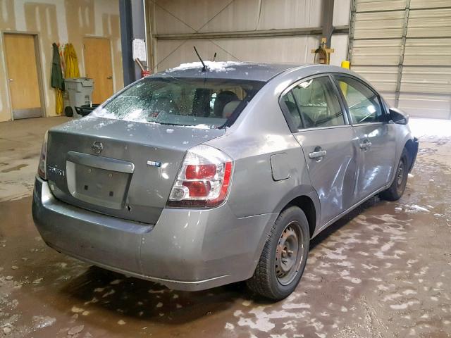 3N1AB61E68L617061 - 2008 NISSAN SENTRA 2.0 GRAY photo 4