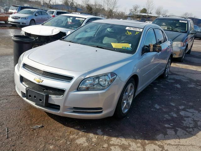 1G1ZD5E10BF315836 - 2011 CHEVROLET MALIBU 2LT SILVER photo 2