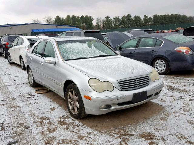 WDBRF64J44F458976 - 2004 MERCEDES-BENZ C 320 SILVER photo 1