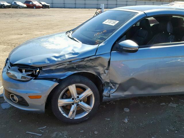 WVWFW7AH0CV014462 - 2012 VOLKSWAGEN EOS LUX 蓝色 照片 9