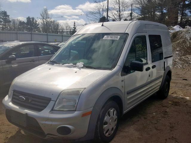 NM0LS6BN9AT023146 - 2010 FORD TRANSIT CO SILVER photo 2