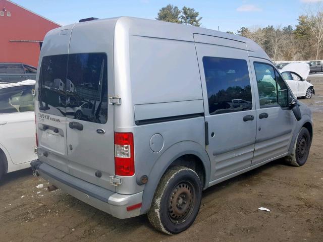 NM0LS6BN9AT023146 - 2010 FORD TRANSIT CO SILVER photo 4