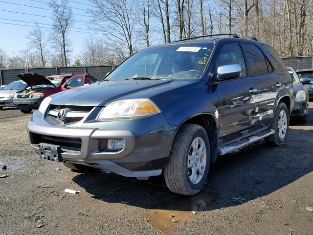 2HNYD189X4H560894 - 2004 ACURA MDX TOURIN GRAY photo 2