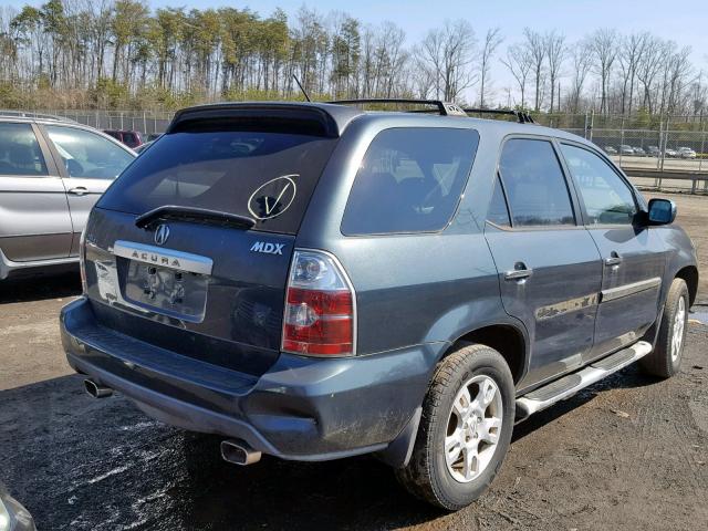 2HNYD189X4H560894 - 2004 ACURA MDX TOURIN GRAY photo 4