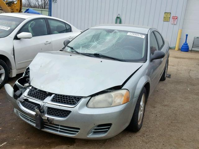 1B3EL46X35N527504 - 2005 DODGE STRATUS BLUE photo 2