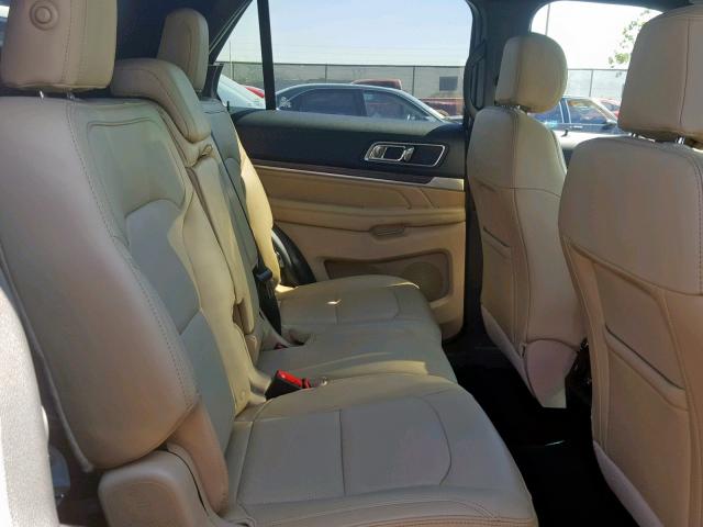 1FM5K8F82GGC34391 - 2016 FORD EXPLORER L WHITE photo 6