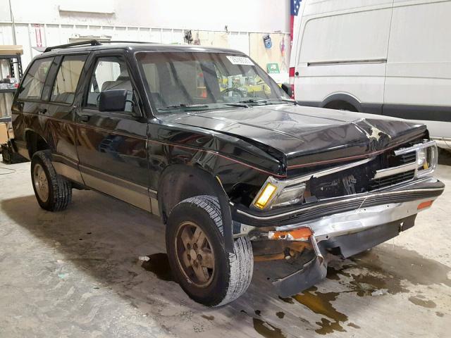 1GNDT13Z8M2161609 - 1991 CHEVROLET BLAZER S10 BLACK photo 1