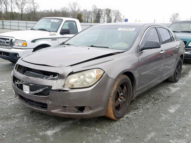 1G1ZB5EB3AF192871 - 2010 CHEVROLET MALIBU LS TAN photo 2