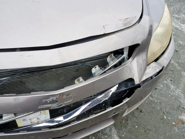 1G1ZB5EB3AF192871 - 2010 CHEVROLET MALIBU LS TAN photo 9