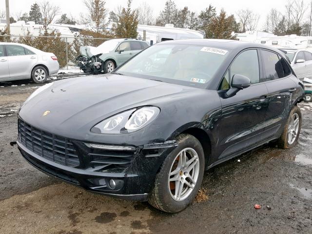 WP1AA2A53JLB09641 - 2018 PORSCHE MACAN BLACK photo 2