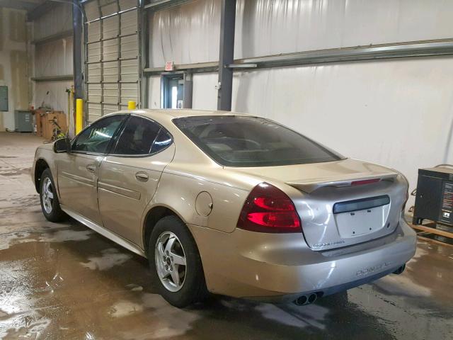 2G2WS522141243489 - 2004 PONTIAC GRAND PRIX GOLD photo 3