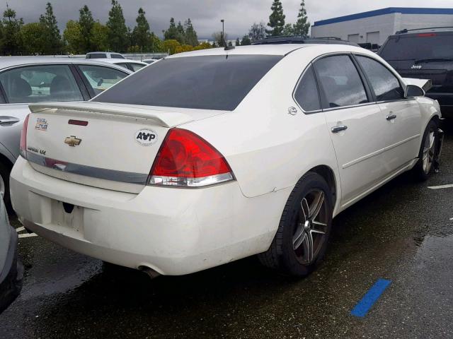 2G1WU583281243084 - 2008 CHEVROLET IMPALA LTZ WHITE photo 4