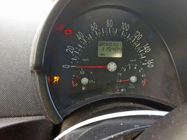 3VWDD21C41M463717 - 2001 VOLKSWAGEN NEW BEETLE ნაცრისფერი ფოტო 8