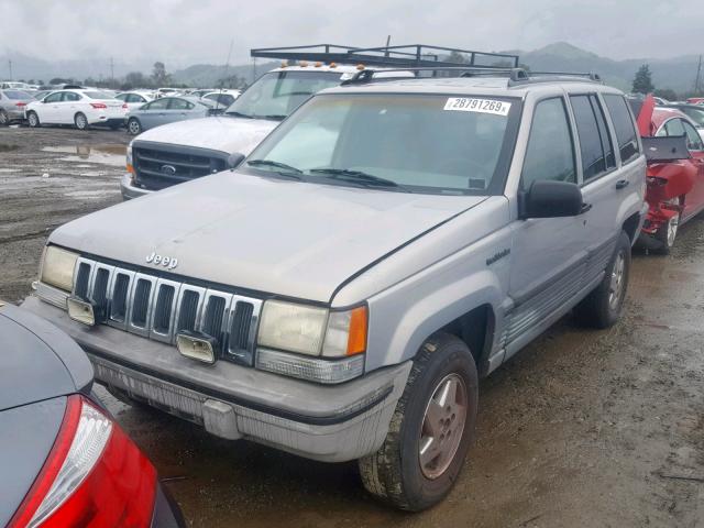 1J4GZ58Y8SC714014 - 1995 JEEP GRAND CHER TAN photo 2