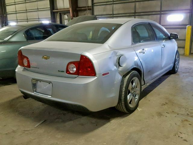 1G1ZC5E0XAF185900 - 2010 CHEVROLET MALIBU 1LT ვერცხლისფერი ფოტო 4