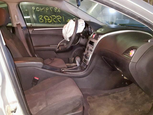 1G1ZC5E0XAF185900 - 2010 CHEVROLET MALIBU 1LT ვერცხლისფერი ფოტო 5