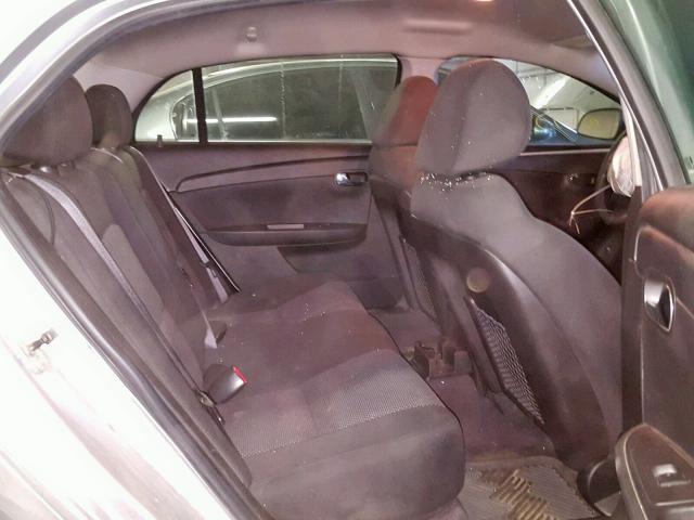 1G1ZC5E0XAF185900 - 2010 CHEVROLET MALIBU 1LT ვერცხლისფერი ფოტო 6