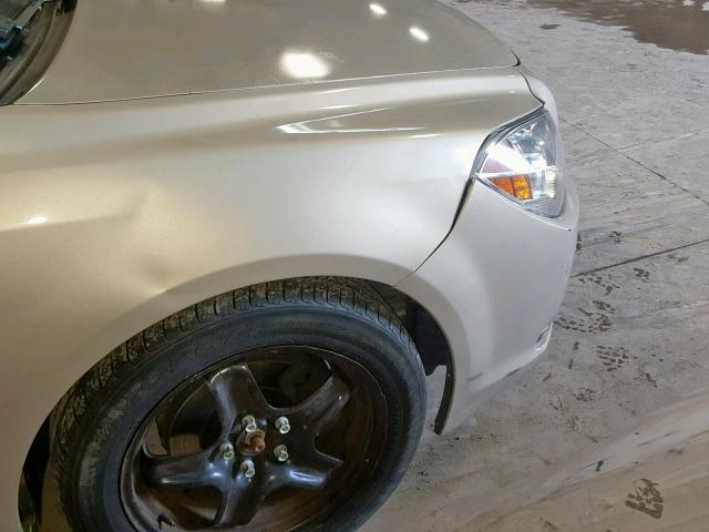 1G1ZA5E10BF167373 - 2011 CHEVROLET MALIBU LS TAN photo 9