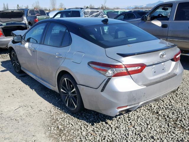 4T1BZ1HK5JU002200 - 2018 TOYOTA CAMRY XSE SILVER photo 3