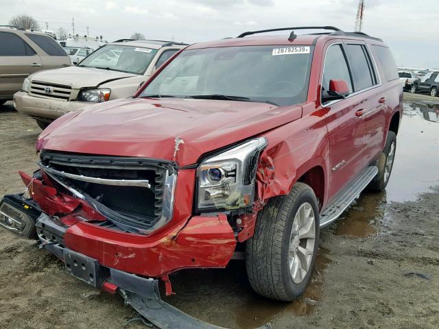 1GKS2HKCXFR213734 - 2015 GMC YUKON XL K RED photo 2