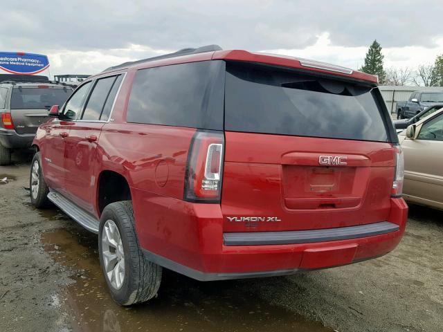 1GKS2HKCXFR213734 - 2015 GMC YUKON XL K RED photo 3