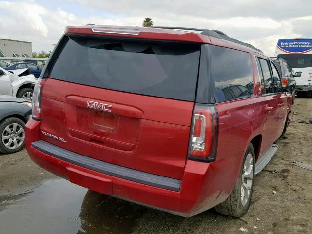 1GKS2HKCXFR213734 - 2015 GMC YUKON XL K RED photo 4