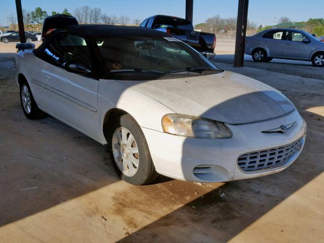 1C3EL75T73N507885 - 2003 CHRYSLER SEBRING GT WHITE photo 1