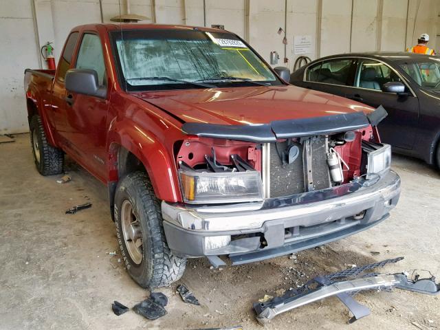 1GCDT196258167393 - 2005 CHEVROLET COLORADO MAROON photo 1