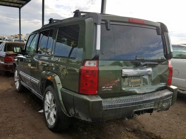 1J8HG58237C552790 - 2007 JEEP COMMANDER GREEN photo 3