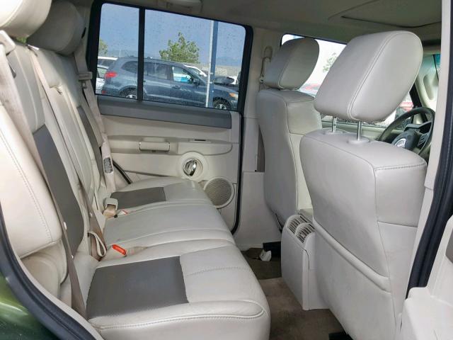 1J8HG58237C552790 - 2007 JEEP COMMANDER GREEN photo 6